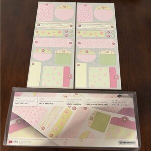 2007 Creative Memories Jumbo Great Lengths Baby Girl Soft 2 Sheets Pack